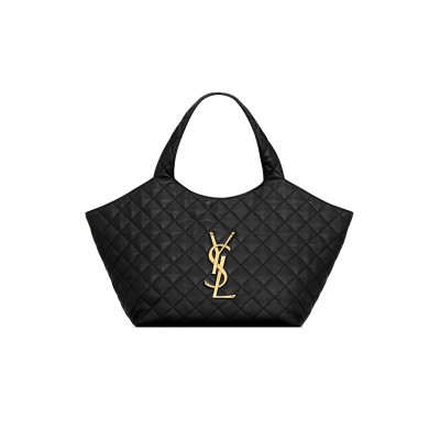 YSL ICARE MEDIUM IN QUILTED NAPPA 858191AAANG1000 (31*28*15cm)